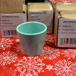 Brand new Anthropologie espresso cups 4pc